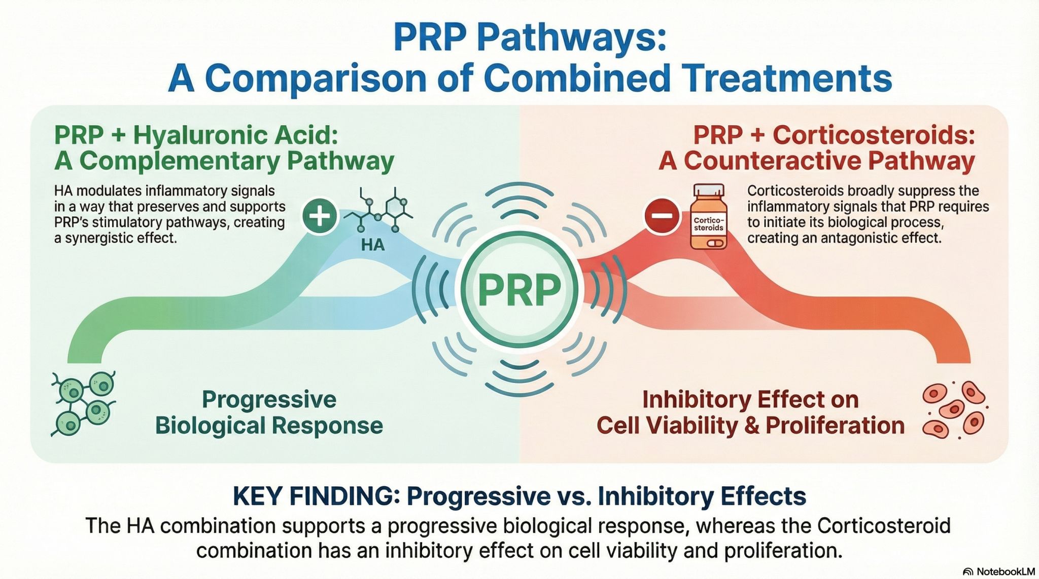 Comparison of Combined Treatments: HA vs Corticosteroids